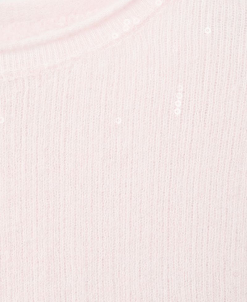 Women's Short-Sleeved Sequin Sweater