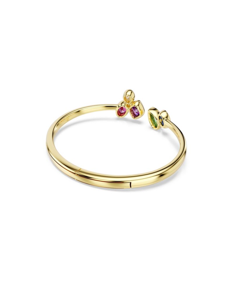 Gold-Tone Plated Multicolored Crystals Bracelet