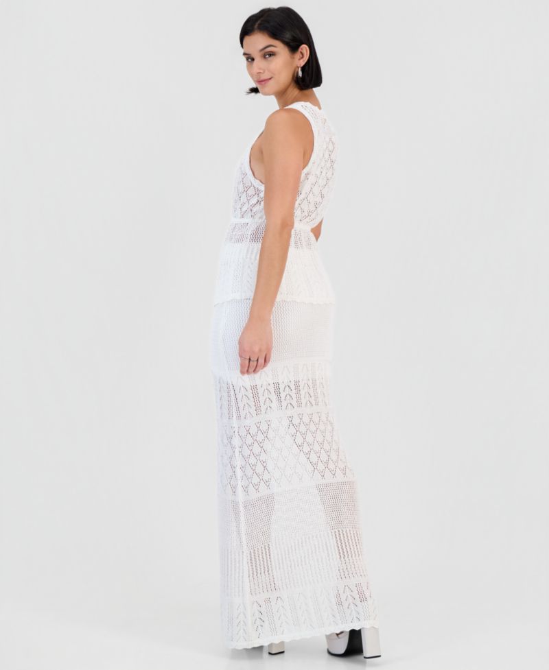 Women's Vivianne Crochet V-Neck Tie-Front Top