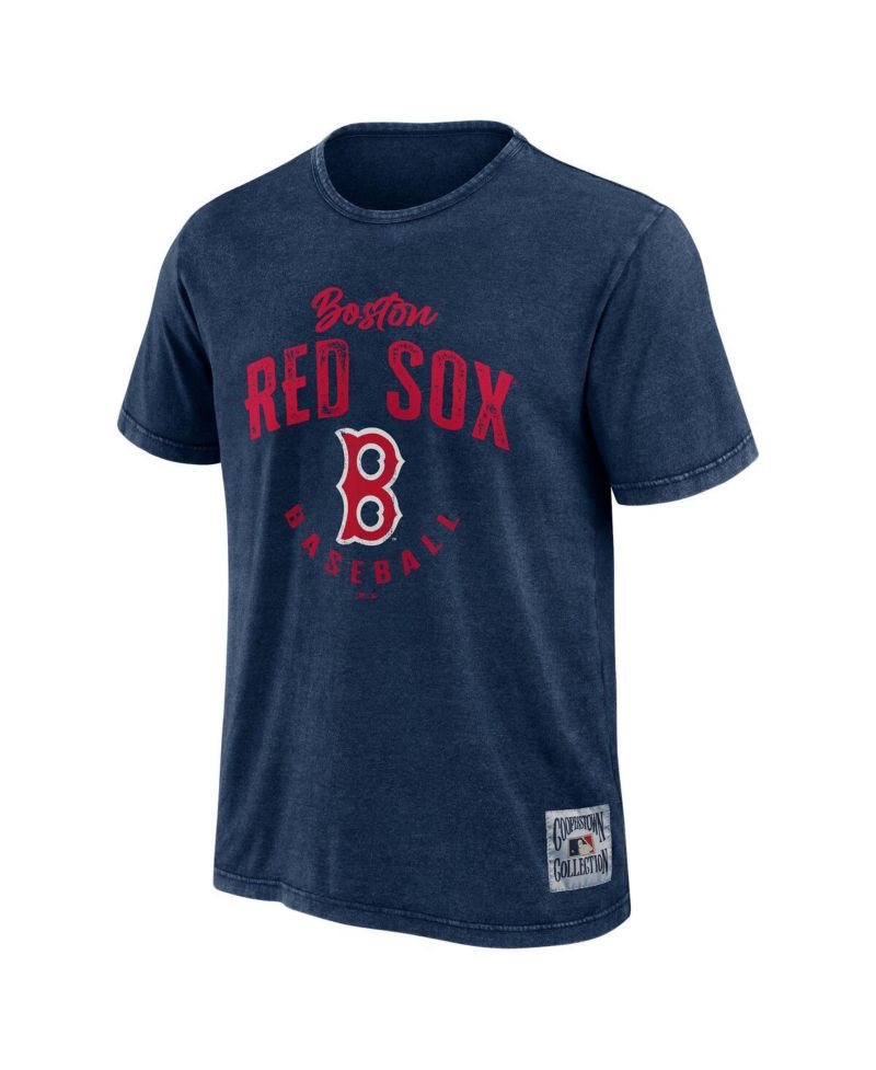 Men's Navy New York Mets Cooperstown Collection Washed T-Shirt