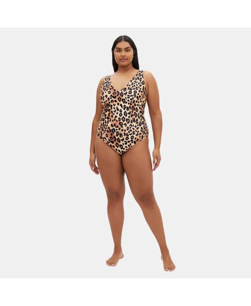 Plus Size Vigo Print 1 Piece