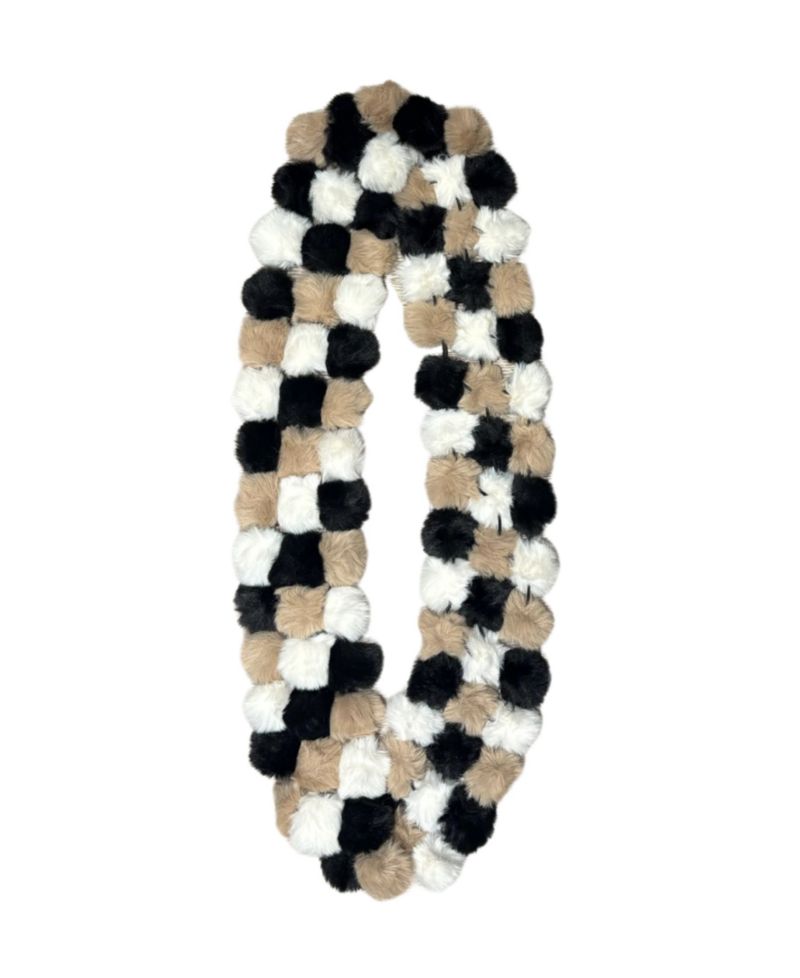 Infinity Pom Loop Scarf