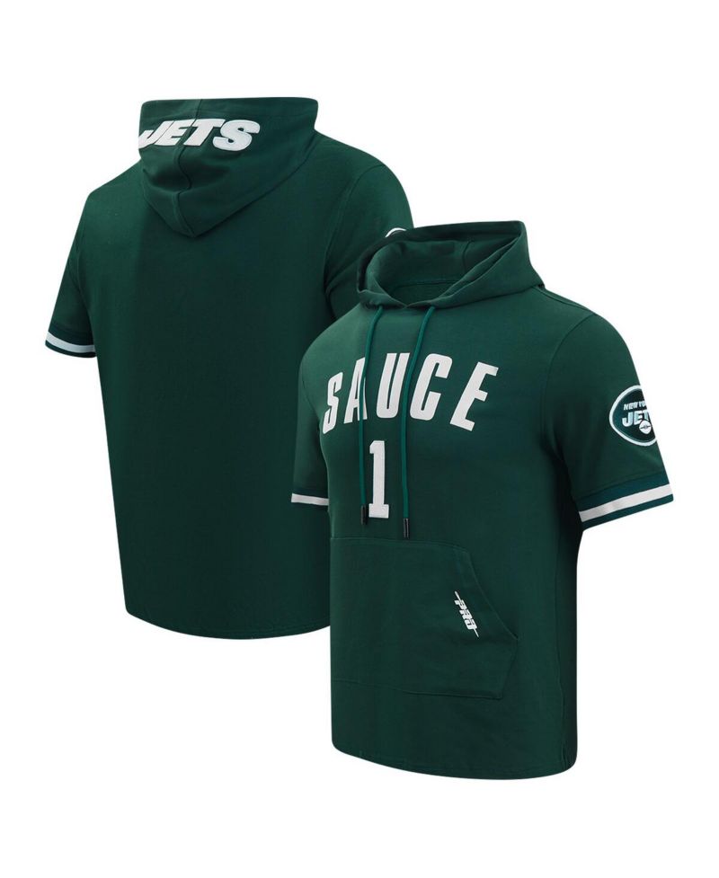 Men's Ahmad Sauce Gardner Green New York Jets Player Name & Number Hoodie T-Shirt