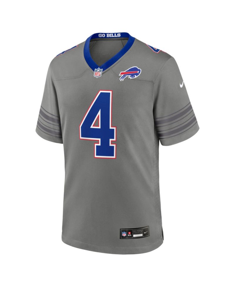 Men's James Cook III Gray Buffalo Bills Nickel City Game Jersey