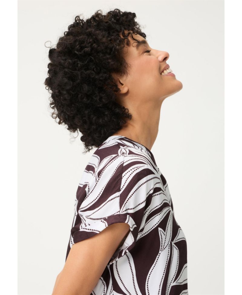 Women's Dotted Leaf Blouse