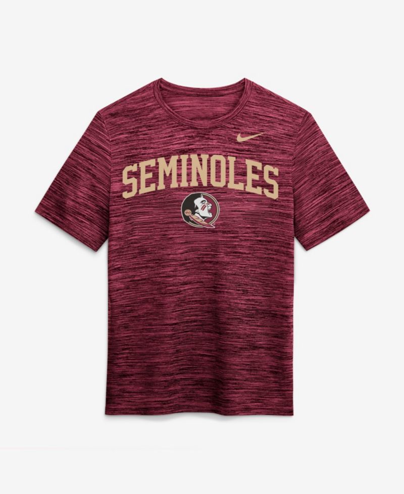 Men's Garnet Florida State Seminoles Primetime Arch Logo Velocity Dri-FIT T-Shirt