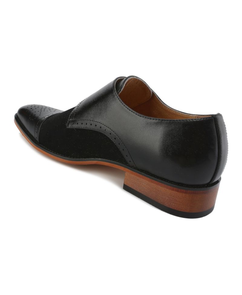 Men's Double Monk Strap Two-Tone Loafer