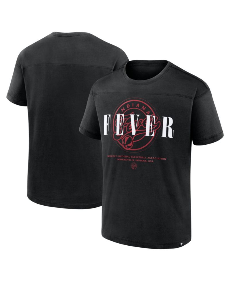 Men's Black Indiana Fever Relaxed T-Shirt