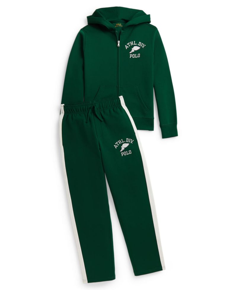 Boys' 8-20 Logo Double-Knit Track Pants
