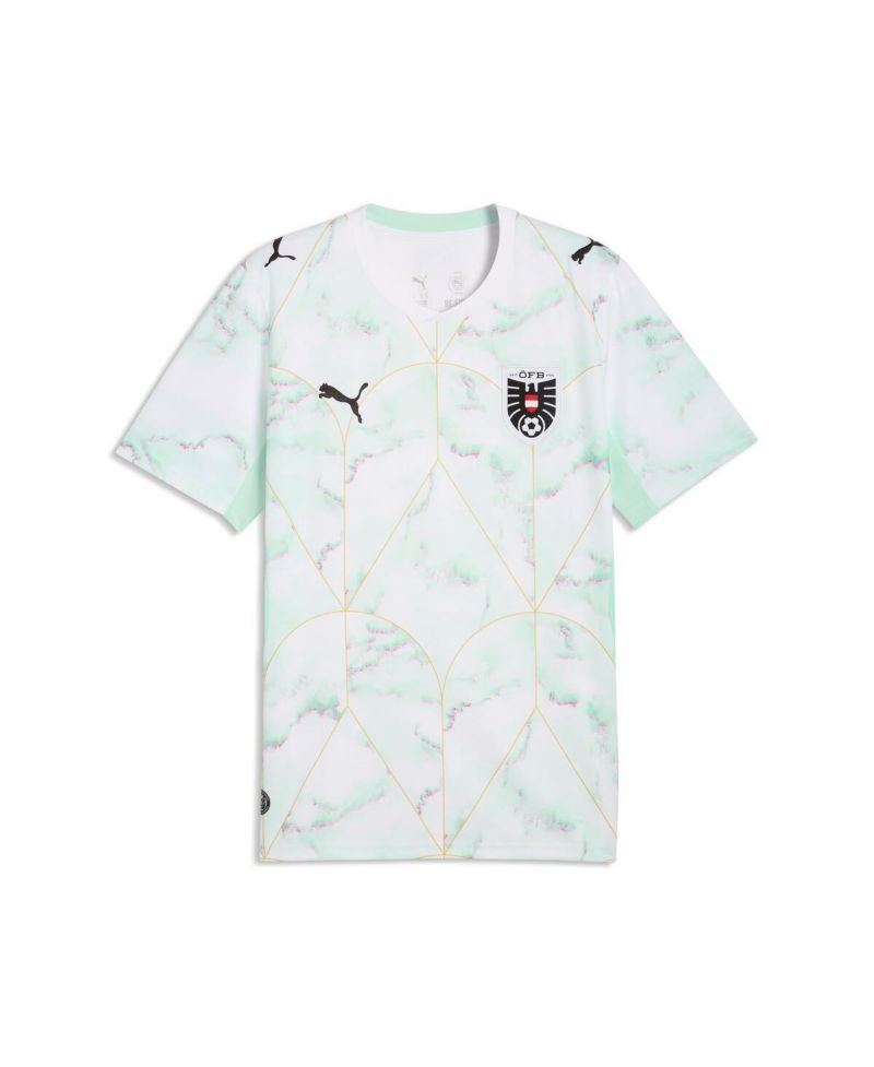 Men's White Austria National Team 2026 Away Replica Jersey