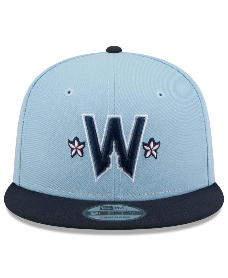 Men's Light Blue/Navy Washington Nationals 2025 City Connect 9FIFTY Snapback Hat