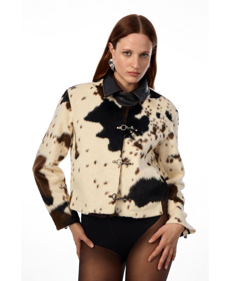 Women's Animal Print Jacket