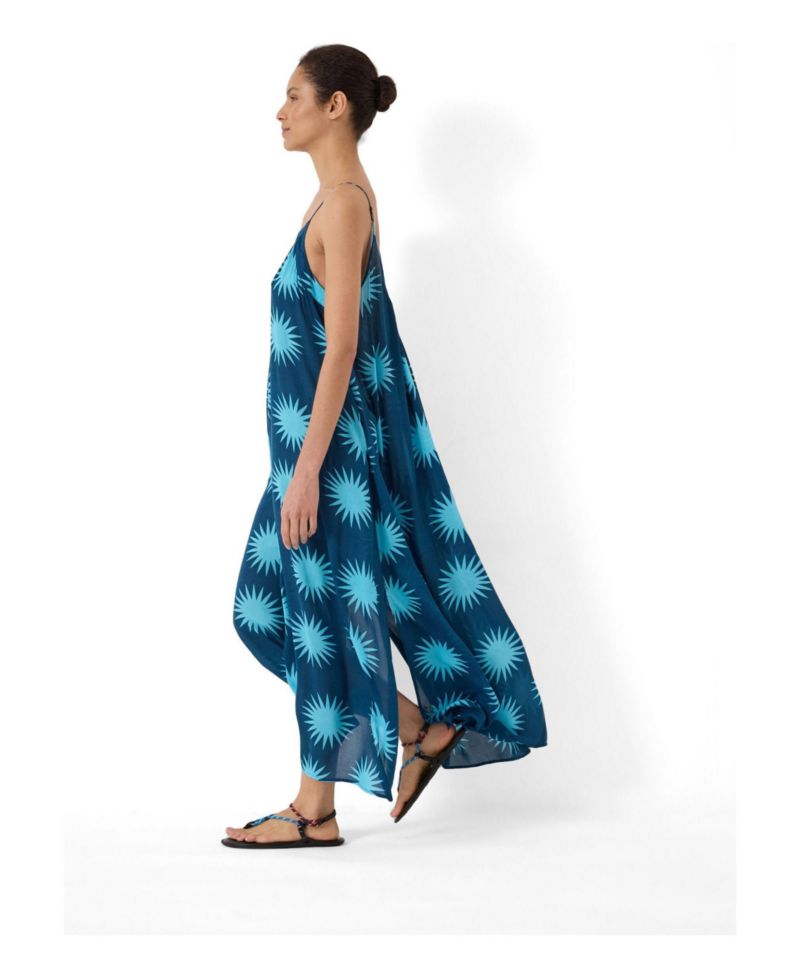 Women's Soleil Printed Strappy Maxi Dress