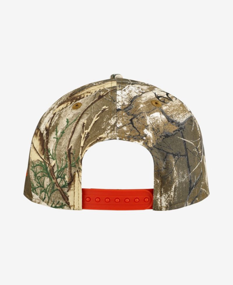 Men's Camo Detroit Tigers Realtree Orange Pop 9FIFTY Snapback Hat