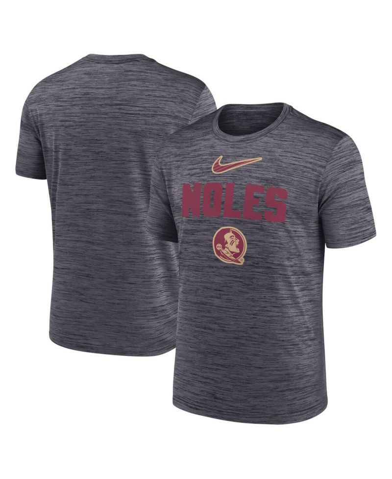 Men's Black Florida State Seminoles Campus Slant Velocity Performance T-Shirt