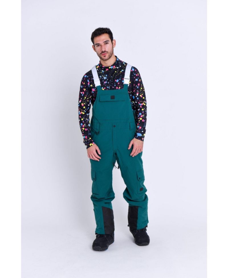 Men's Yeh Man Bib Pant - Forest Green