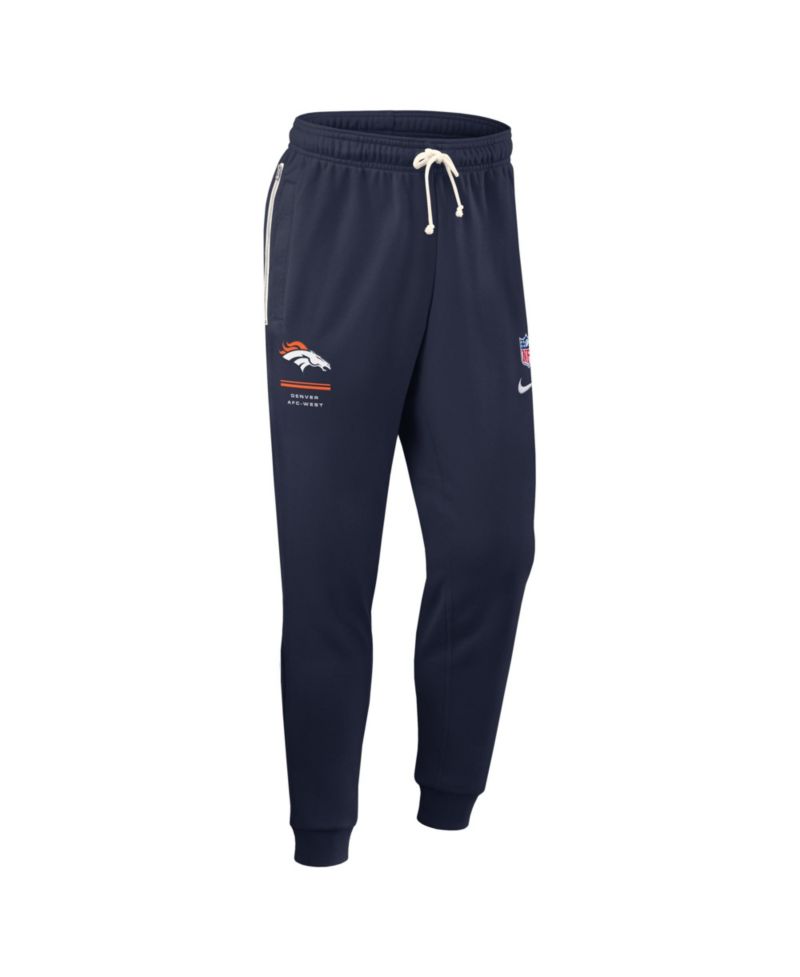 Men's Navy Denver Broncos Sideline Standard Issue Touchback Kick Dri-FIT Taper Pants
