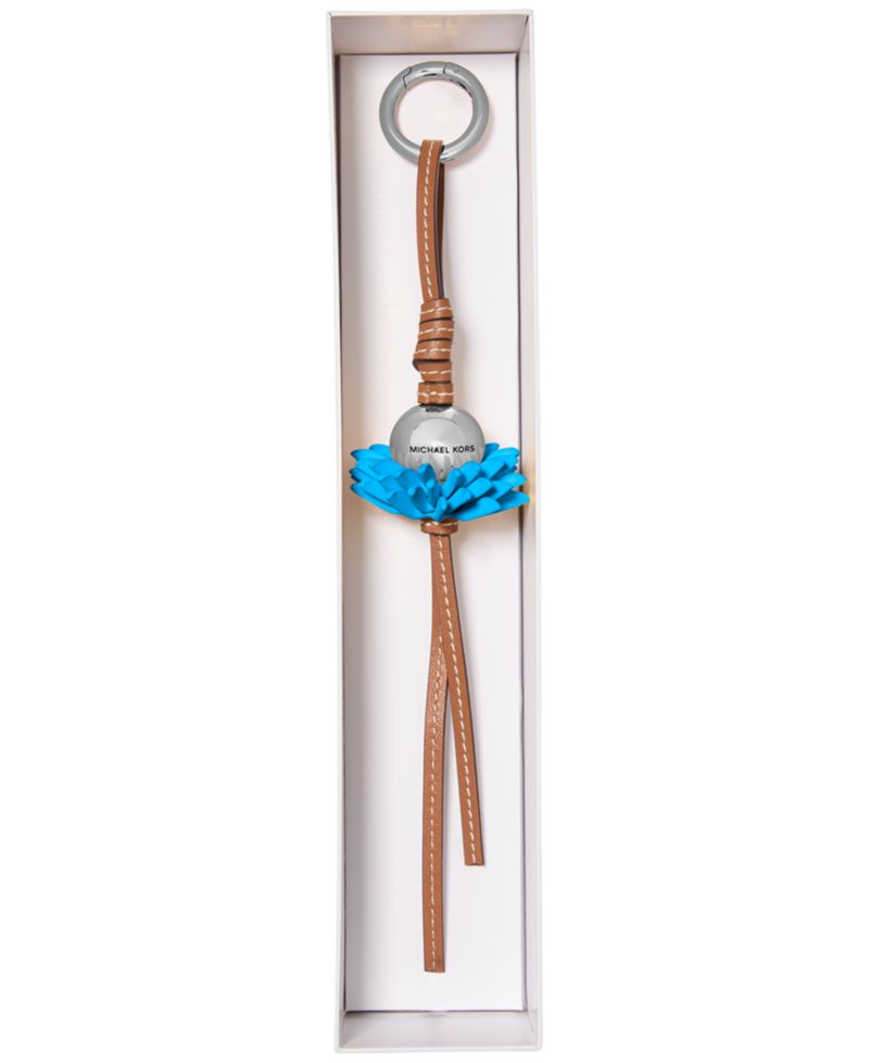 Leather Flower Burst Charm