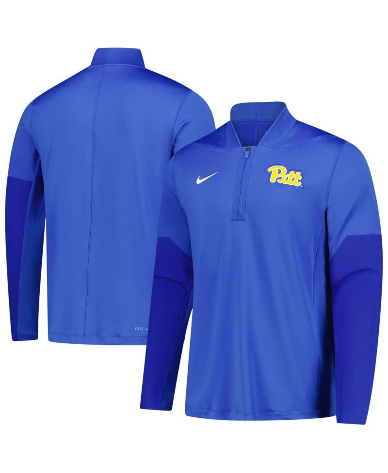 Men's Royal Pitt Panthers Dri-FIT Half-Zip Pullover Sweatshirt
