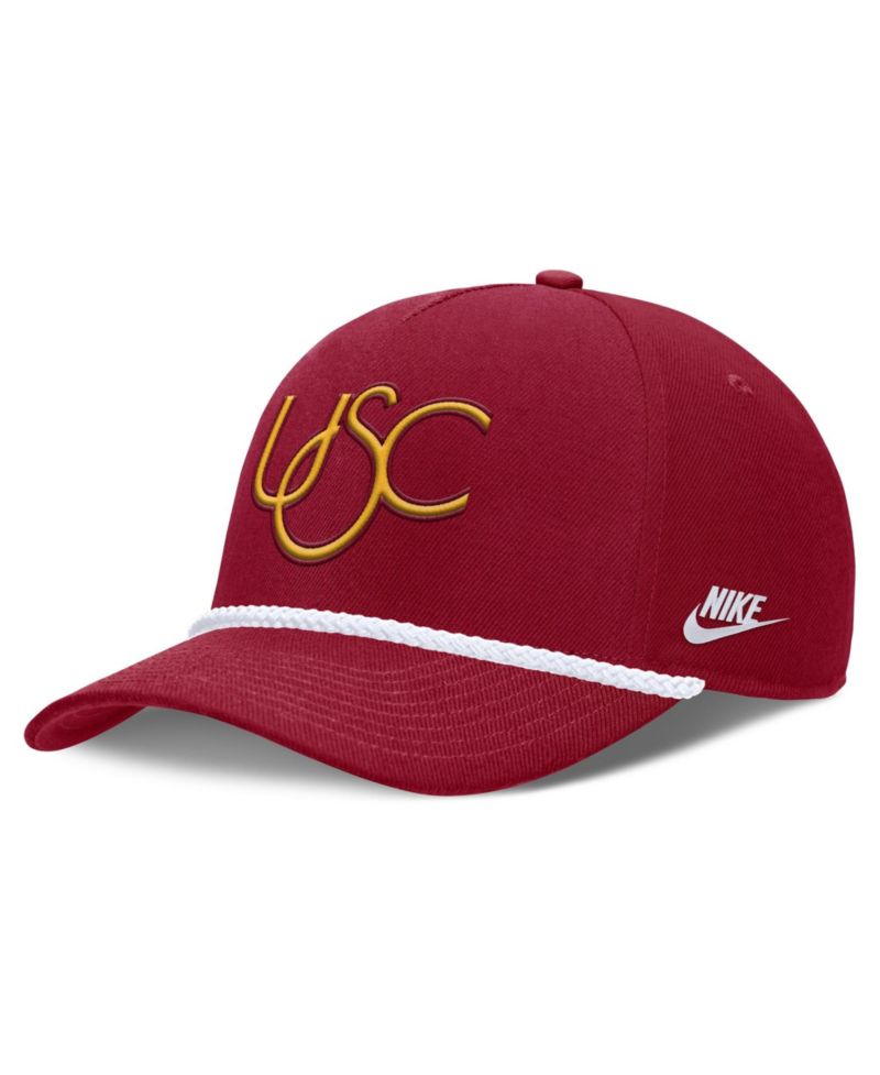 Men's and Women's Crimson USC Trojans 2026 Basketball Refresh 5-Panel Rope Rise Hat