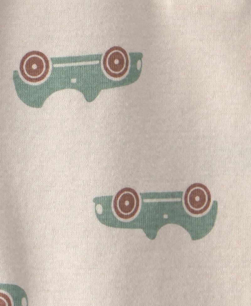 Baby Boys' Car Patterned Long-Sleeve Bodysuit and Pants, 2-Piece Set