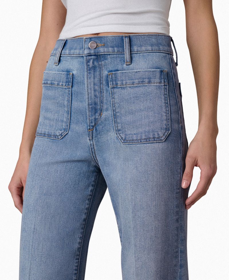 Women's The Mia Patch Pocket High-Rise Wide Jeans