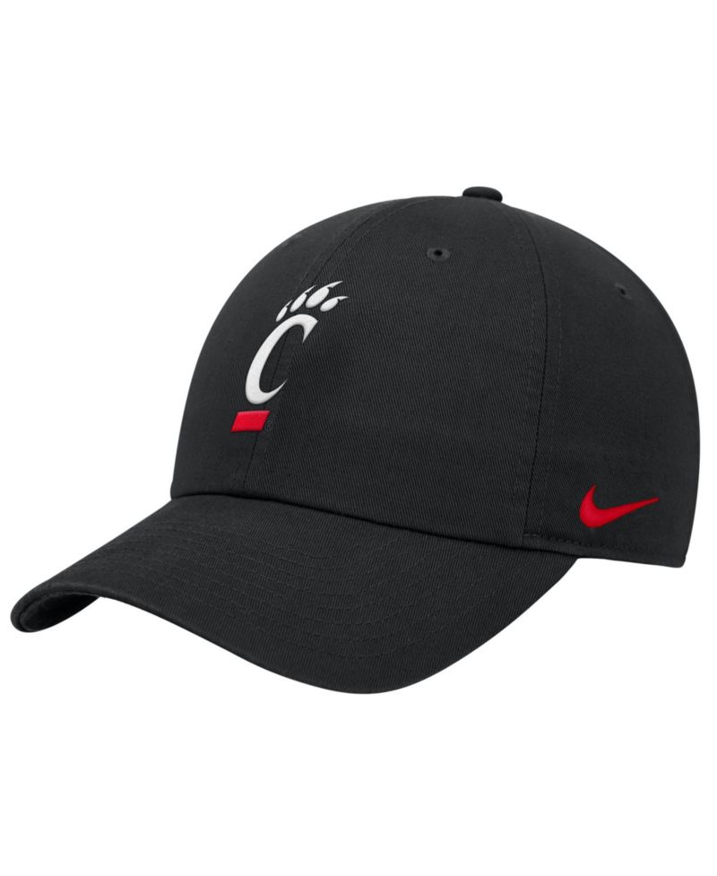 Men's Black Cincinnati Bearcats 2026 Sideline Club Adjustable Hat