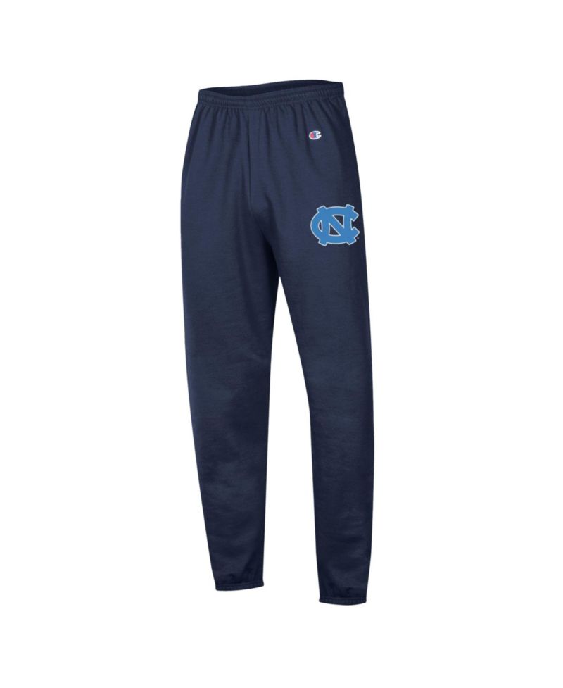 Men's Navy North Carolina Tar Heels Power Blend Banded Fleece Sweatpants
