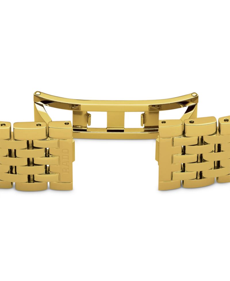 Women's Swiss Florence Classic Diamond Accent Gold Tone Stainless Steel Bracelet Watch 30mm