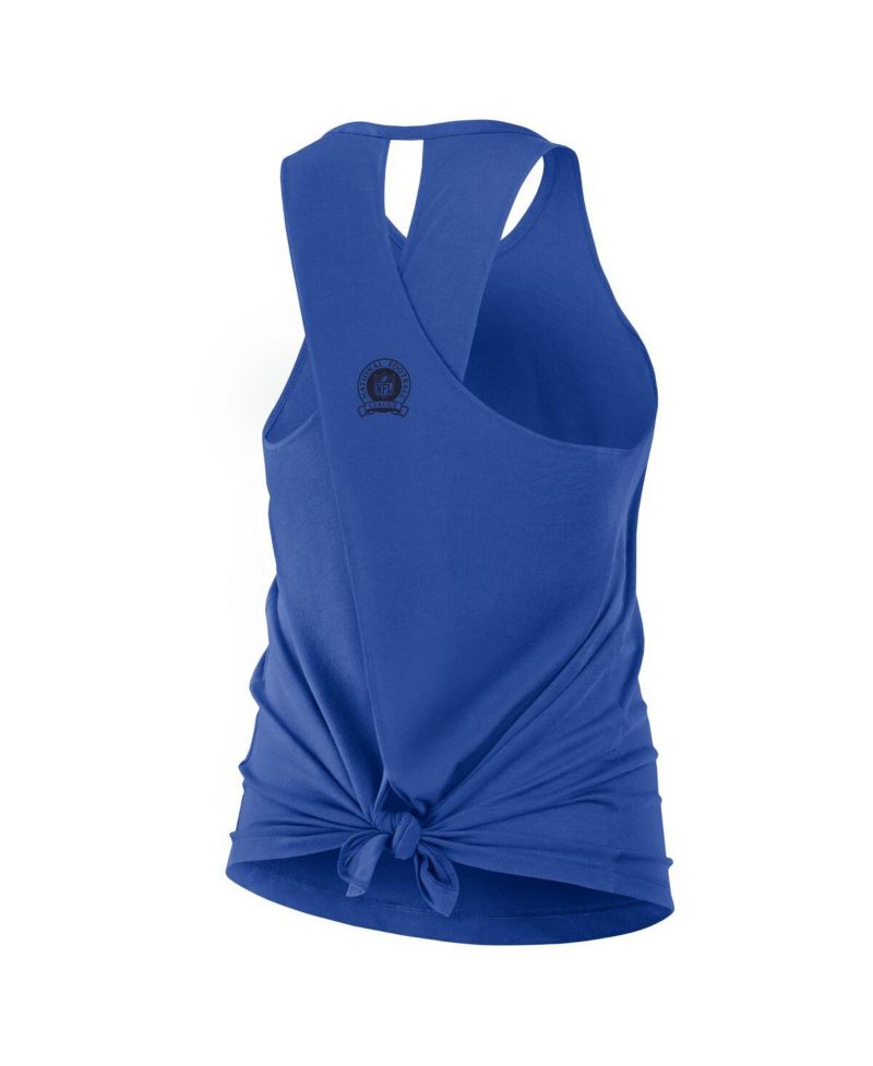 Women's Royal Buffalo Bills Glory Crisscross Performance Tank Top