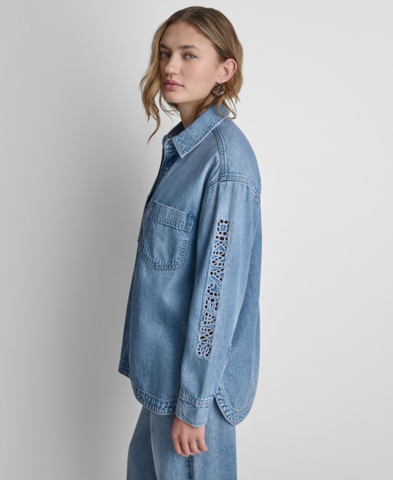 Women's Long-Sleeve Oversized Shirt