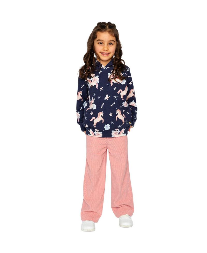 Big Girls (6Y - 14Y) Stretch Corduroy Wide Leg Pants
