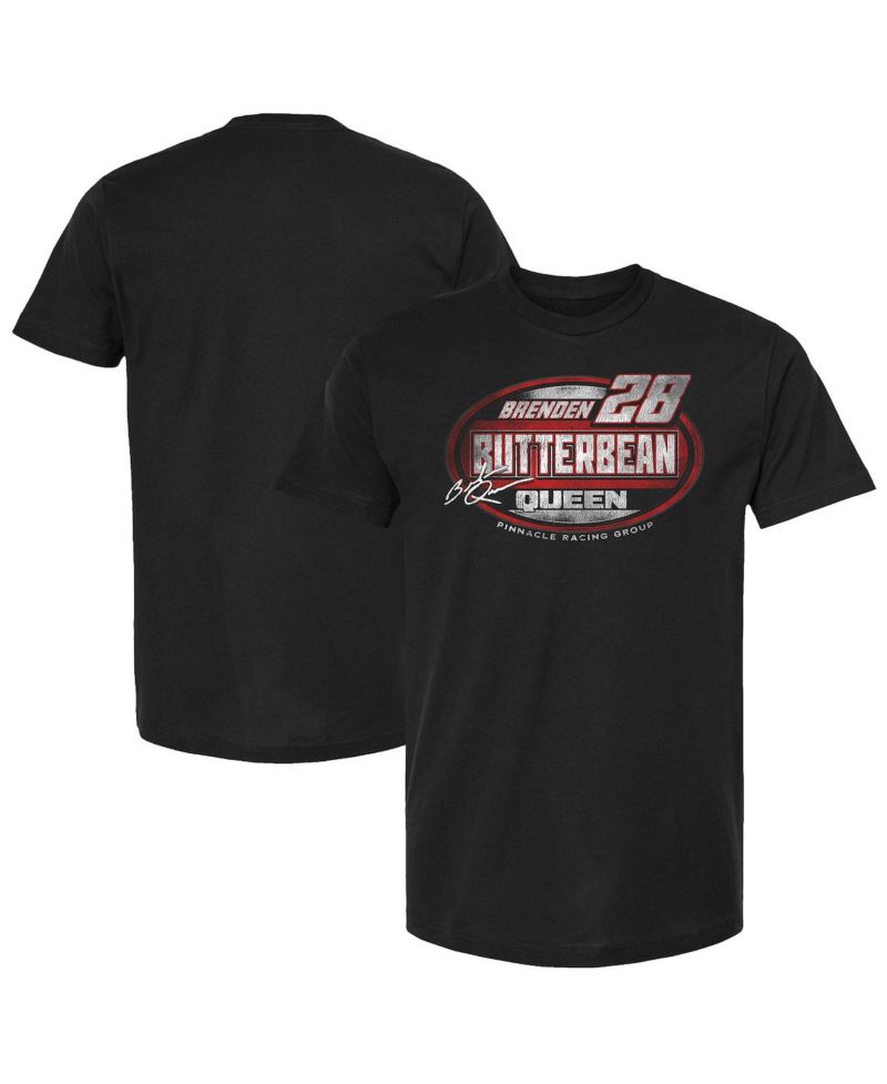 Men's Black Brenden Queen Name & Number T-Shirt