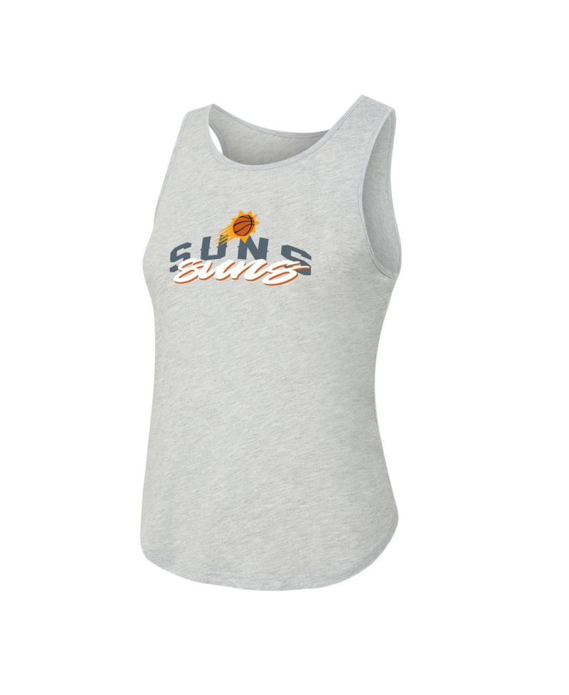 Women's Purple/Heather Gray Phoenix Suns Regulate Tank & Pant Set