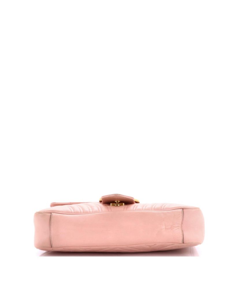 Medium GG Marmont Flap Bag Matelasse Leather