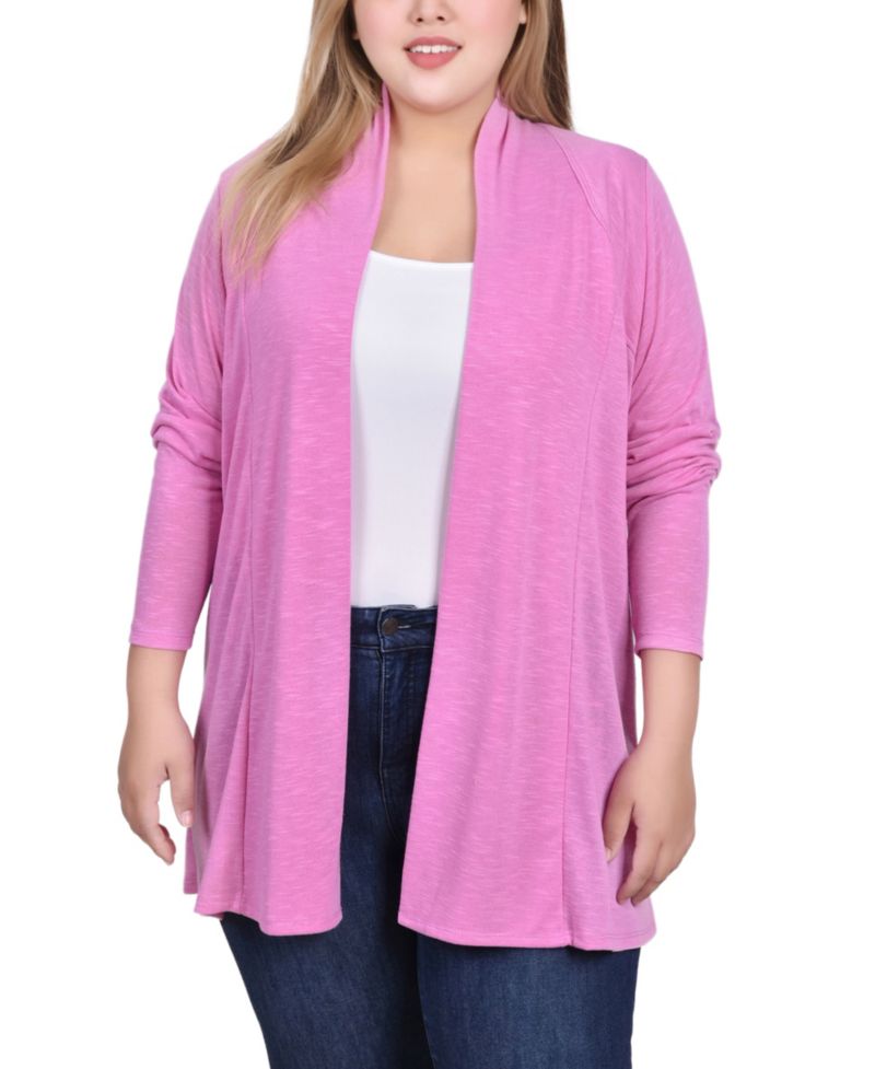 Plus Size Long Sleeve Cardigan Sweater