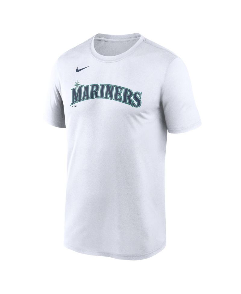 Men's White Seattle Mariners New Legend Wordmark Dri-FIT T-Shirt