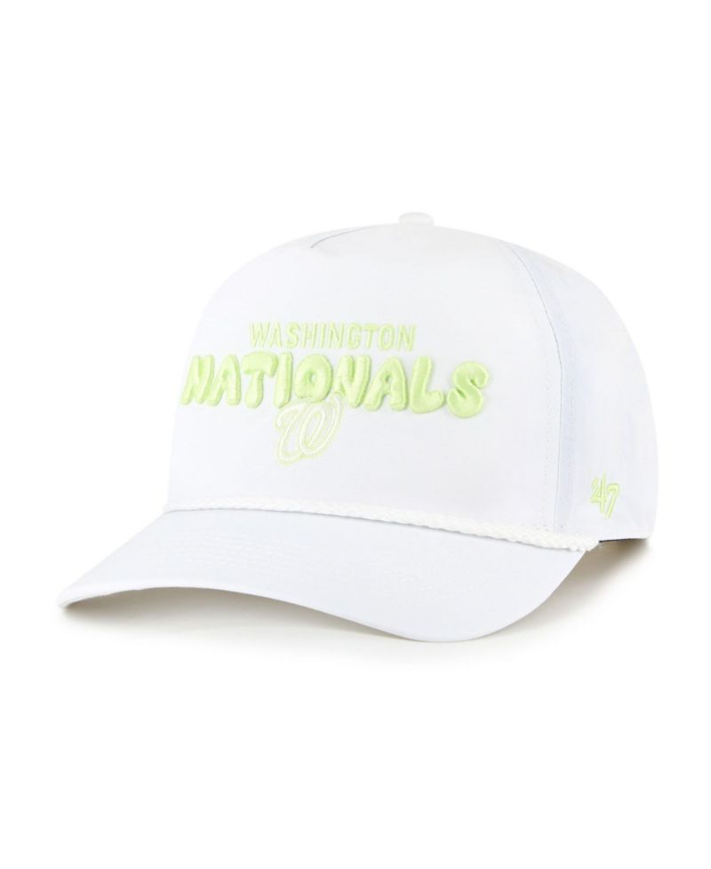 Women's ''47 White Washington Nationals Bright Side Adjustable Hitch Hat