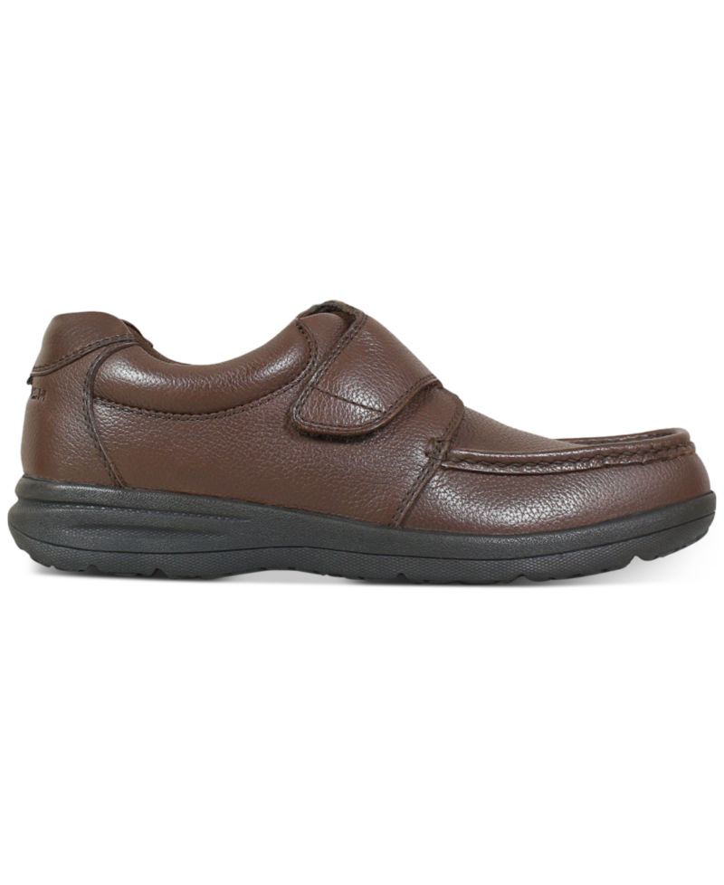 Men's Cam-Strap Moc-Toe Lightweight Loafers