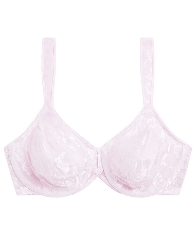 Women's Awareness Full Figure Seamless Underwire Bra 85567, Up To I Cup