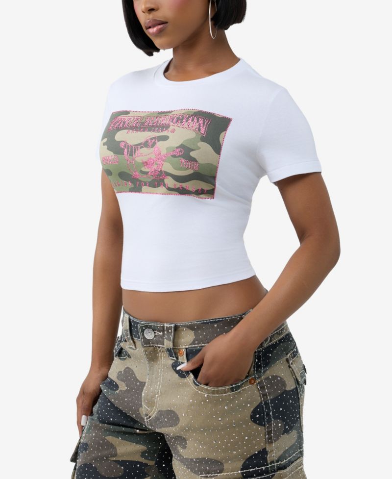 Women's Graphic Cropped T-Shirt