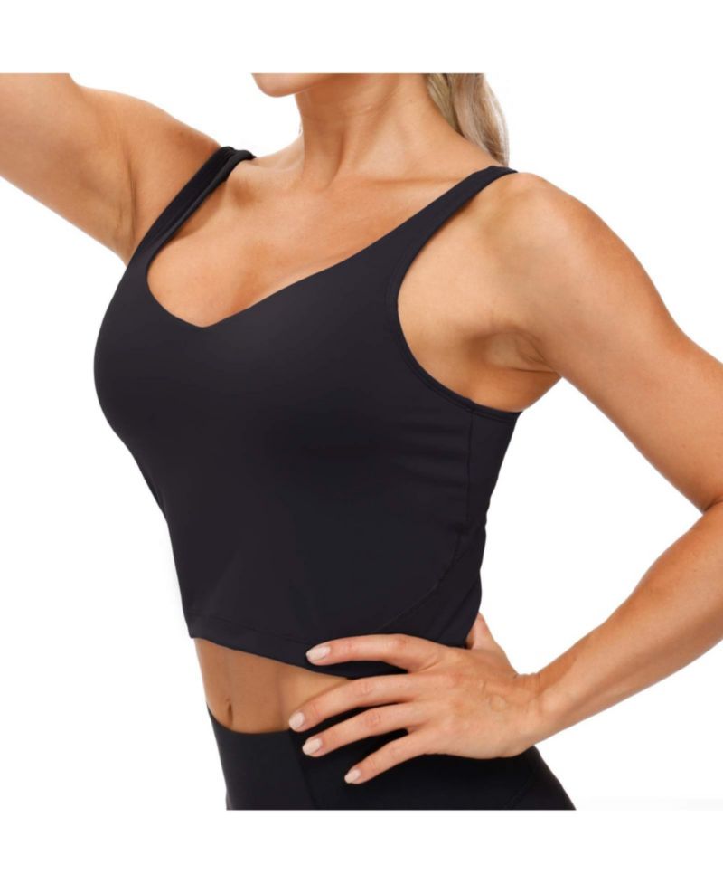 Longline Wirefree Padded Sports Bra