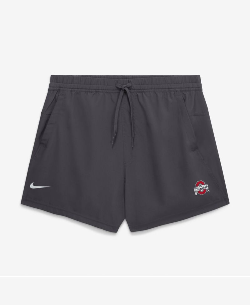Men's Anthracite Ohio State Buckeyes Primary Logo Form Shorts