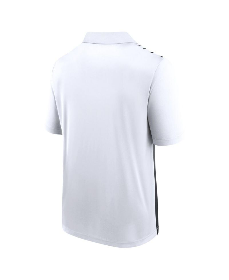 Men's White/Black Minnesota Vikings Sandlot Game Polo Shirt