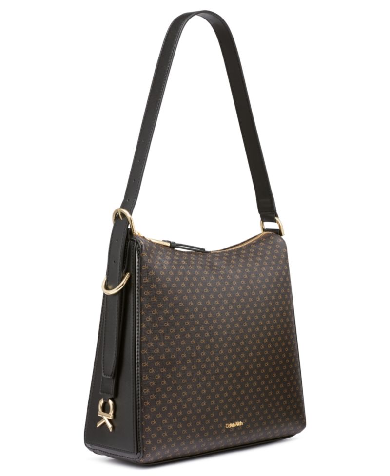Mandy Mini Signature Top Zipper Shoulder Bag