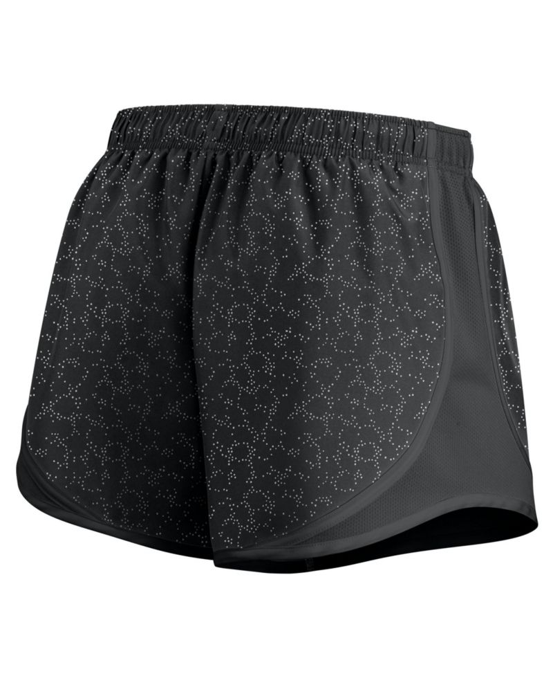 Women's Black Iowa Hawkeyes Tempo Pattern Dri-FIT Shorts