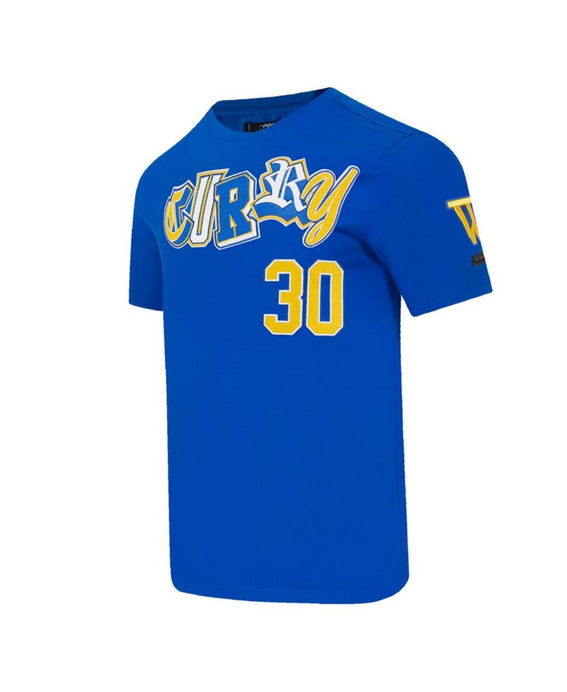 Men's Stephen Curry Royal Golden State Warriors City Ransom T-Shirt