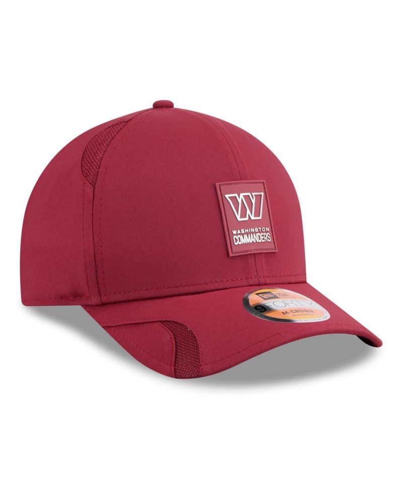 Men's Burgundy Washington Commanders 2025 Sideline M-Crown 9FORTY Adjustable Hat