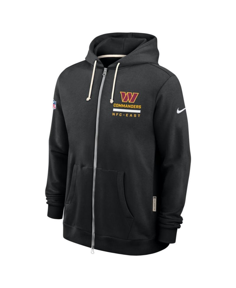 Men's Black Washington Commanders Sideline Standard Issue Utility Player Dri-FIT Full-Zip Hoodie