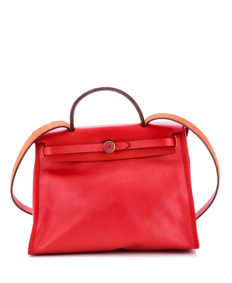 31 Herbag Zip Berline Vache Canvas and Leather